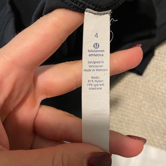 SPECIAL EDITION ✨ Black Lululemon Fast & Free Crop - Picture 5 of 5